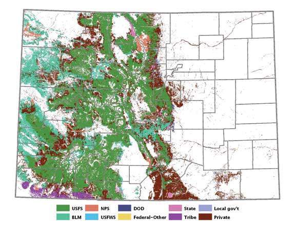 Colorado Land Ownership