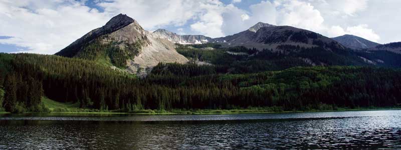 A Montane Lake. Photo by B. Cotton, Colorado State University