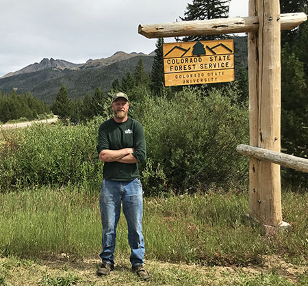 Blair Rynearson, Colorado State Forest manager