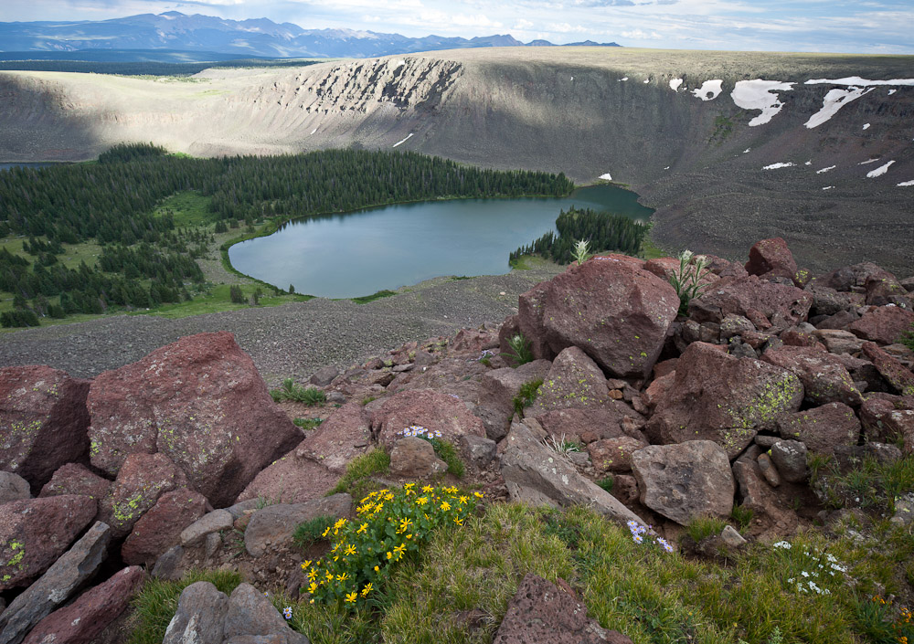 The Powderhorn Wilderness Area in the Southern Rocky Mountains is home to part of the Gunnison River watershed. 